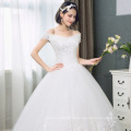 XQX002 New Designers Dress Women 2019 Sexy Off Shoulder Slim Lace Up Bridal Dress Floor Length Wholesale Cheap Wedding Dress